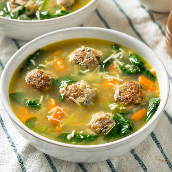 Italian Wedding Soup - Bison Style! - Buck Wild Bison