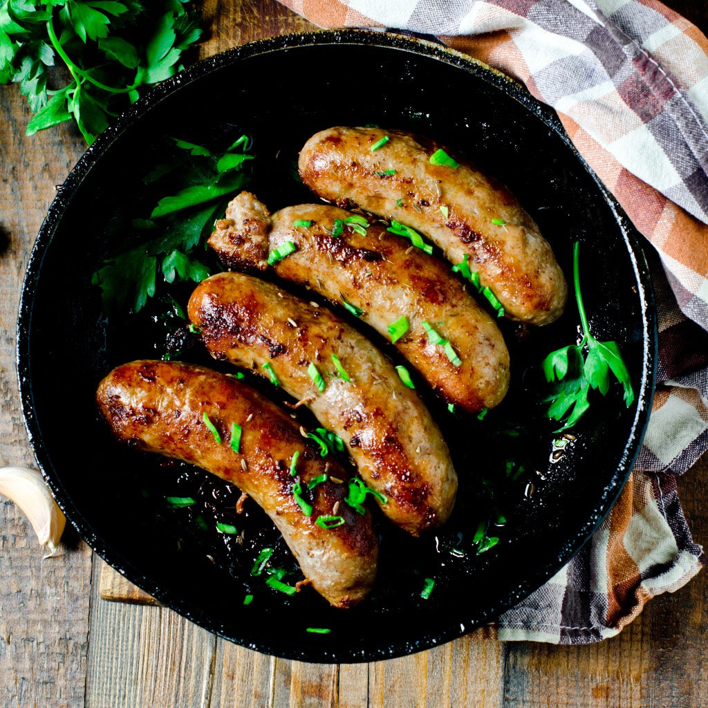 How to cook perfect bison sausages!