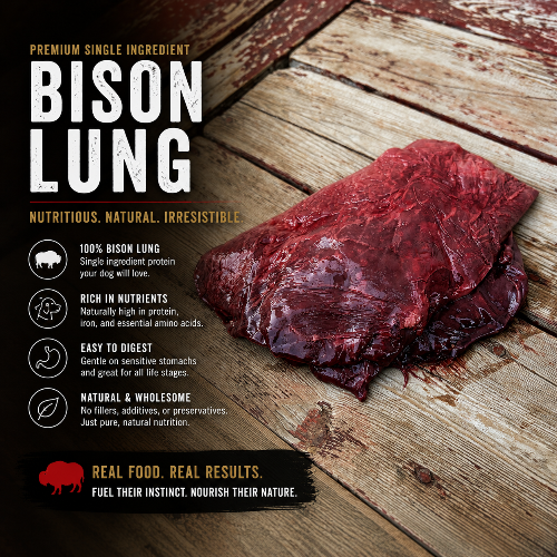 Bison Lung for Dogs