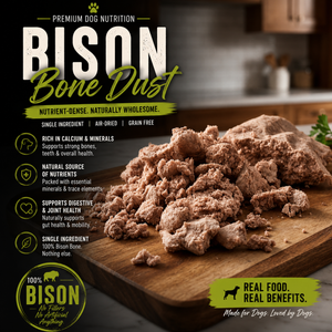 Bison Raw Bone Dust for Dogs