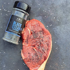 elk sirloin steak with steak seasoning