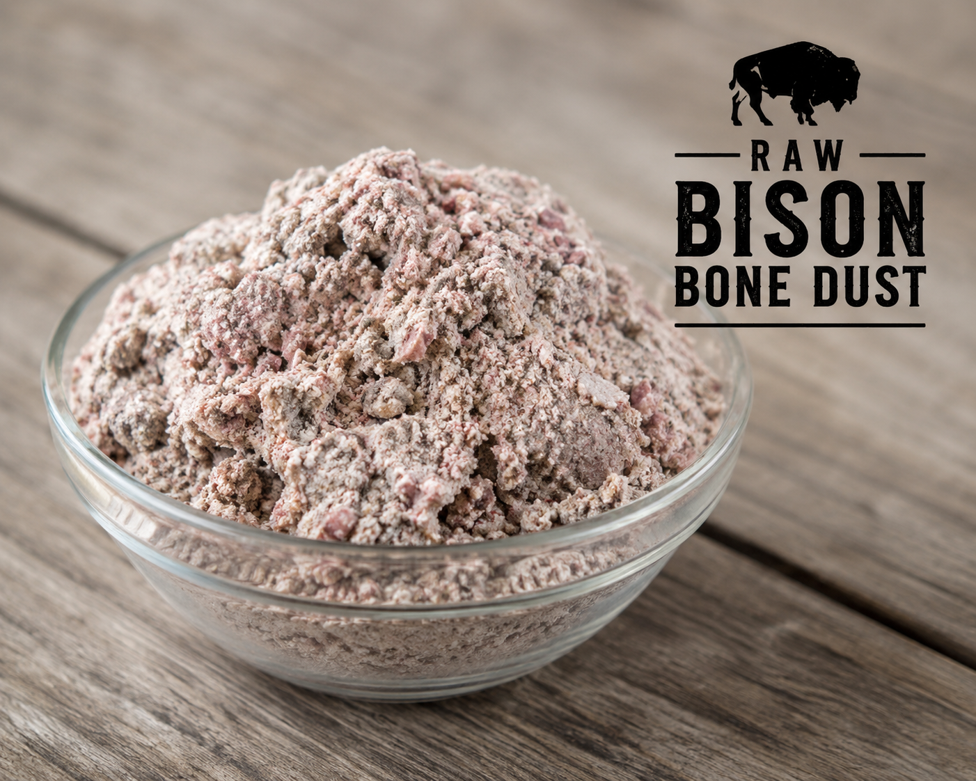 Bison Raw Bone Dust for Dogs