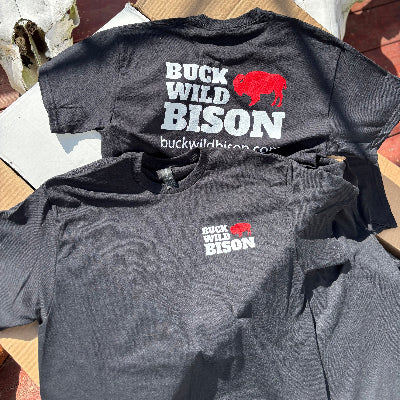 buck wild bison t-shirt