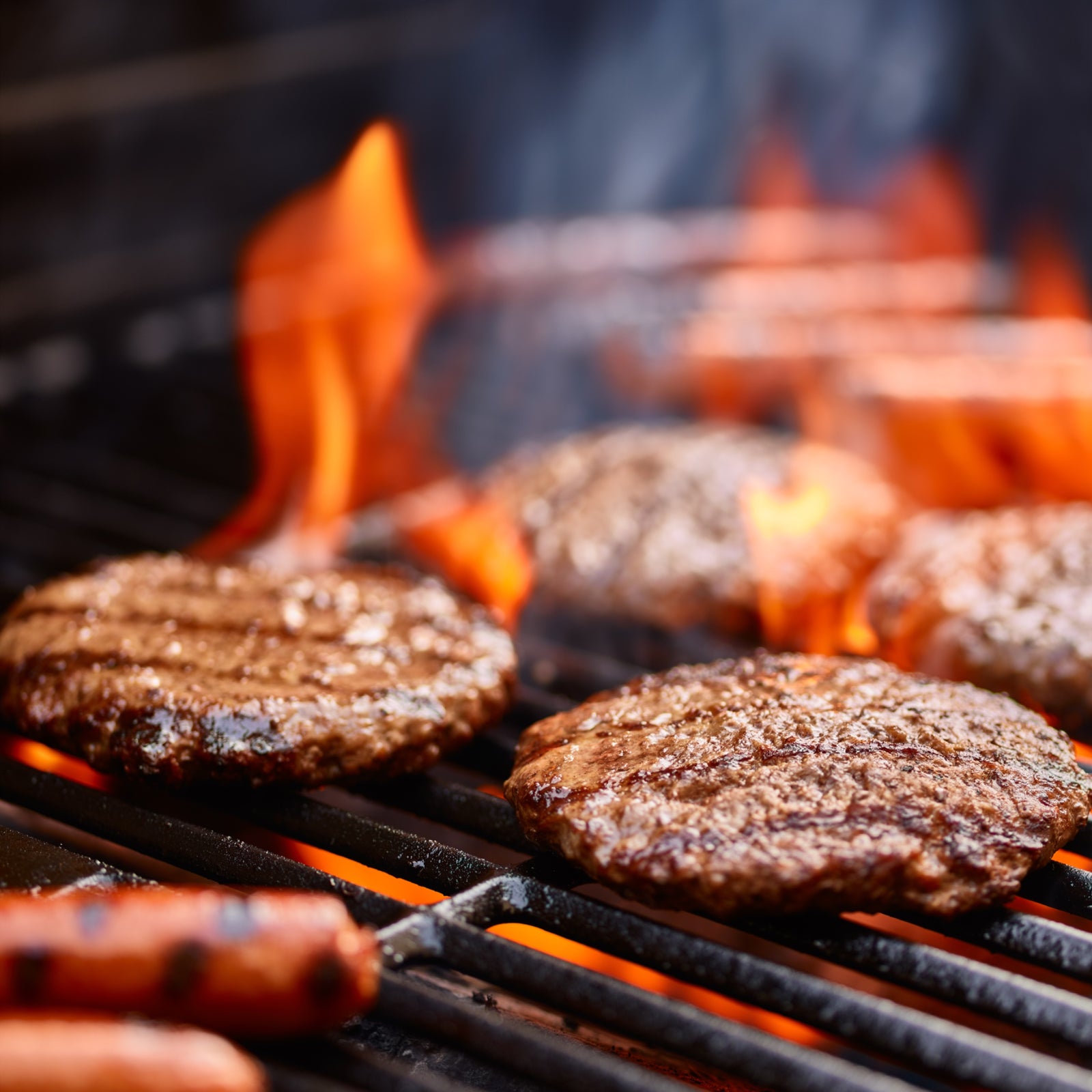 bison burgers and hot dogs