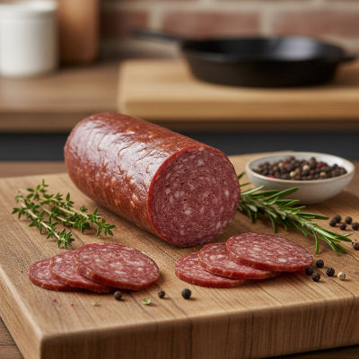 bison summer sausage | Buck Wild Bison Meat