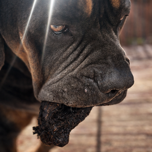 dehydrated bison ears with fur