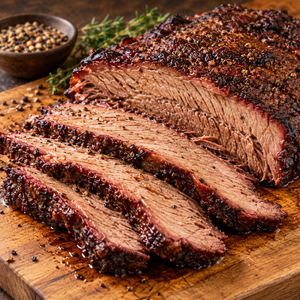 smoked elk brisket | elk meat