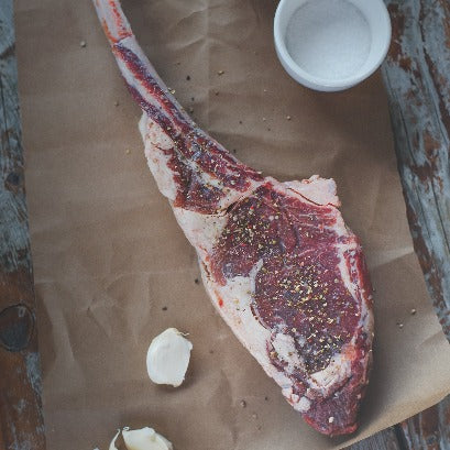 bison tomahawk ribeye | Buck Wild Bison Meat