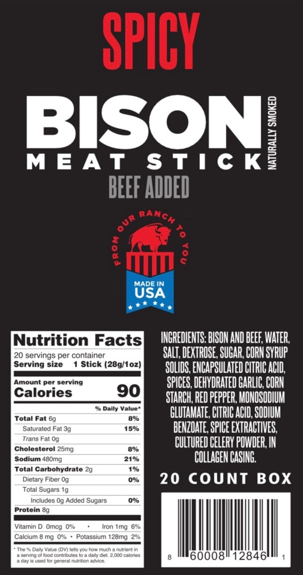 bison fuel meat stick