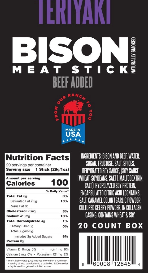 bison fuel meat stick